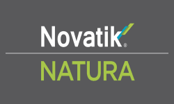 Логотип бренду Novatik NATURA маленький